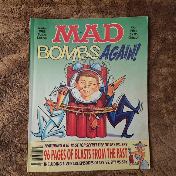 7 Mad Magazines From 1988, 1989, 1990, 1991, 1993 - Picture 3 of 16